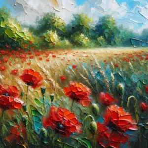 Poppies on the Plain